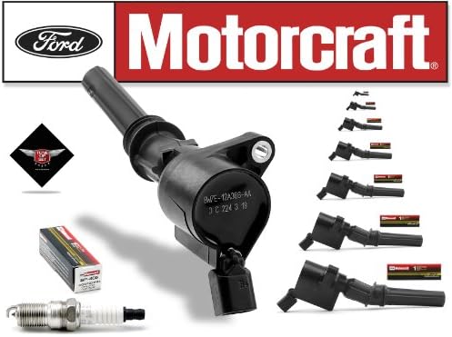 Motocraft 8 pcs DG-508 Ignition Coils and 8 pcs SP405 Motocraft Spark Plugs
