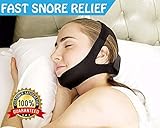 Breathe Easy Anti Snoring Chin Strap The Best Stop Snoring Solution Instant Stop Snore Remedies Aids Snoring Relief Devices Anti Snore Jaw supporter Chin Straps Adjustable size for Men and Women