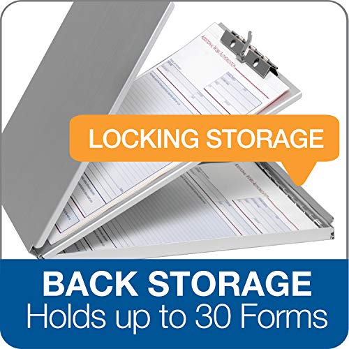 Adams Forms Holder, Aluminum, Bottom Hinge, 5.33 x 9.5 Inches, Silver