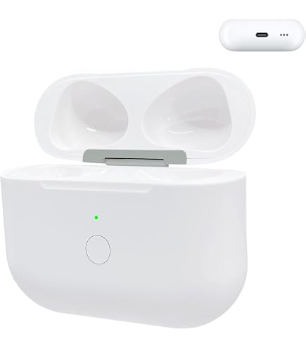 Boîtier De Charge Sans Fil De Rechange Pour AirPods 4ème Génération - Détecteur De Mouvement, Batterie 620 MAh, Charge USB-C Et Sans Fil