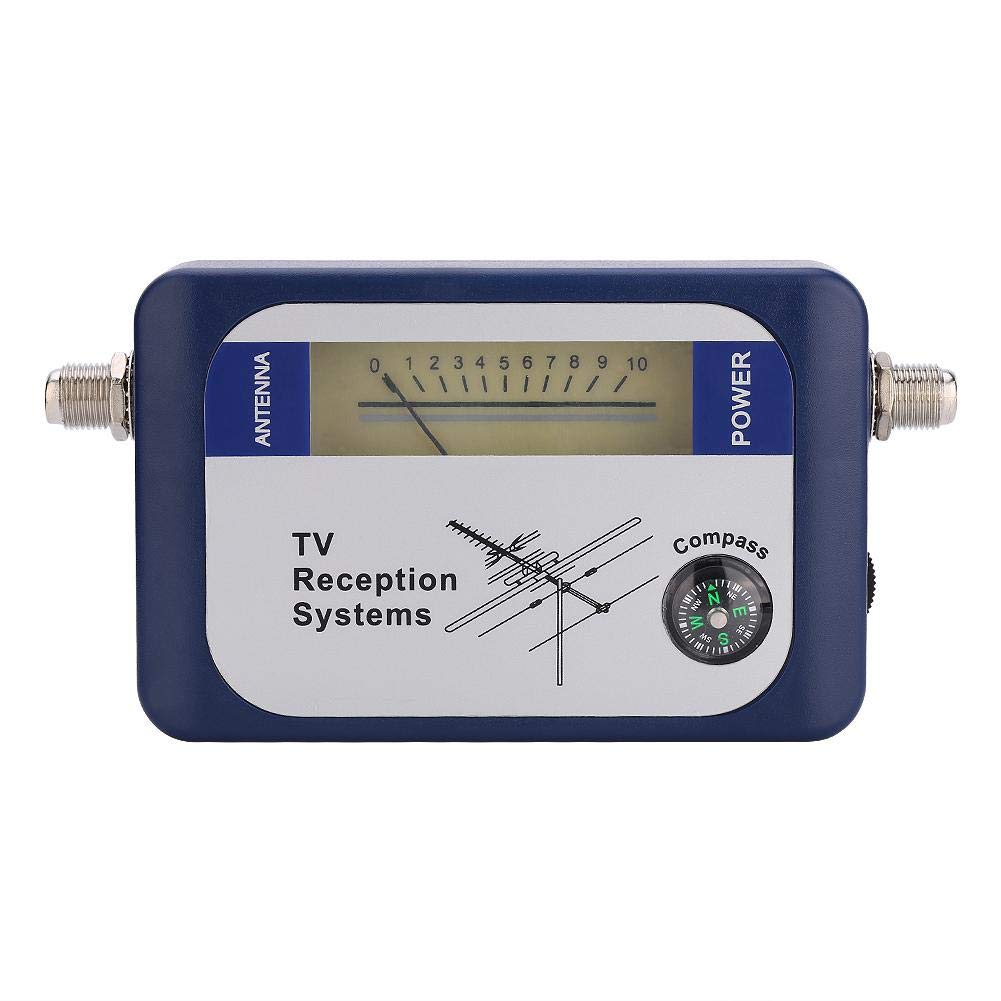 Socobeta 170-862MHz TV Signal Finder Antenna Signal Finder Mini DVB-T Signal Strength Finder HD TV Aerial Finder with Backlight Function