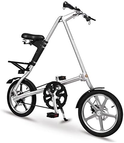 Folding Bike MINI Bicycle 16inch Wheel Smallest Aluminium Alloy Frame -Silver