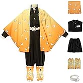 ToouYoor Anime Costume Cosplay Yellow Kimono Suit Cosplay Outfit Halloween Party Costume