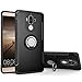Huawei Mate 9 Case, SUNGUY Armor Dual Layer Heavy Duty Shockproof Protection Case with 360 Degree Rotating Finger Ring Holder and Magnet Car Holder Cover Case for Huawei Mate 9 - Black