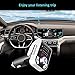 Manfiter Bluetooth FM Transmitter Wireless Radio Adapter Car Kit Bluetooth 4.2 Transmitter Audio for Car, FM Modulator Support USB Drive/TF/SD Card, Dual USB Car Charger, Handsfree Call for Smartphone