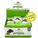 Amrita Protein Chocolate Maca Nutrition Bars (12 pack)