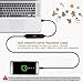 USB C Portable Battery Phone Charger - miraku M9 1500mAh Extra Battery Bankup with 5.2Ft Braided Power Cable for Samsung S8 S8 Plus, LG G6 Nexus P6, Google, HTC and More (Black)
