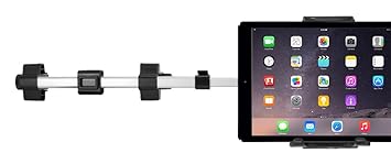 Macally HRMOUNTPRO einstellbare Autokopfstützenhalterung für iPad/Tablet mit einer Breite bis 25,4 cm - Auch kompatibel mit 1