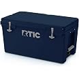 RTIC Ultra-Tough Cooler - Hard Insulated Ice Chest, 20QT, Stainless Steel Handle For Camping, Beach & Fishing