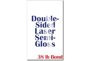 DESKTOP PUBLISHING SUPPLIES Legal Size (8 1/2" x 14") Laser Gloss Paper (38lb Bond) - 250 Sheets - For Laser Printers Only