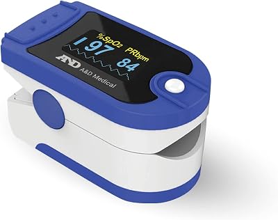 A&D Medical UP-200 Pulse Oximeter CE Approved SpO2 Pulse Rate Monitor
