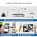 Wired Security Camera System, SANNCE 8CH CCTV DVR with 1TB Hard Drive and 8Pcs Outdoor Surveillance Cameras, Support 100ft Night Vision, Waterproof, Remote Access, Motion Alert, for 24/7 Recording