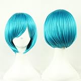 MOCOO Straight Short Hair Bob Wigs 12'' Cosplay Wigs for Women JF003