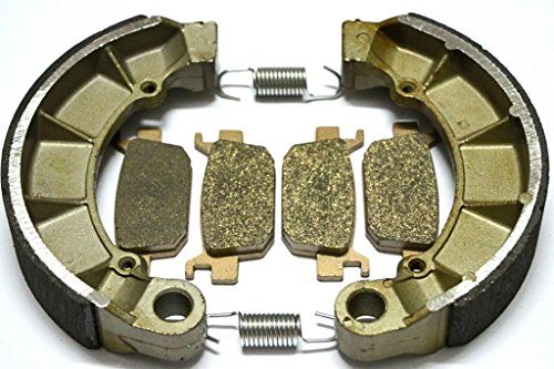 Master Chen Rear Brake Shoes Front Pads for Honda Rubicon foreman 500 TRX500 FA FGA FA415F H343R