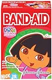 Band-Aid Brand Adhesive Bandages, Dora the Explorer Decorated Bandages, 25-Count Bandages (Pack of 8)