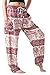 Bangkokpants Hippie Boho Pants Bohemian Elephant Unisex One Size US Size 0-12 (Red)