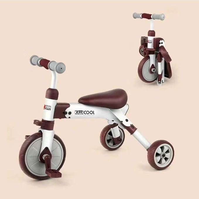 Yyz Carbon-Stahl Cabrio-Kinder-dreirädriges Fahrrad geeignet für 2-6 Jahre altes Baby-klappbares Liegenzwagengeburtstag