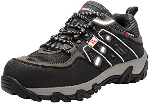 MODYF Men's Work Safety Shoes, Steel Toe Puncture Proof Footwear Industrial and Construction Shoes