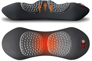 Spinerelief - spinal decompression & spasm recovery device 3-in-1 Lumbar Support Cushion with Massage Heat & Traction for Sle