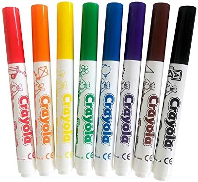 ojofischer Washable Watercolor Pen Non-Toxic Colored Pens Colorful Portable Oli Tag Pen for Kids Adult Coloring Drawing Doodling 8Pcs 100% Brand New and Premium