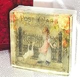 Lavender Chamomile Vintage French Postcard theme