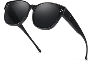 Trysee® Kids Polarized Fit Over Sunglasses to Wear Over Prescription Glasses for Age 6-15 Boy Girl TS8152-3