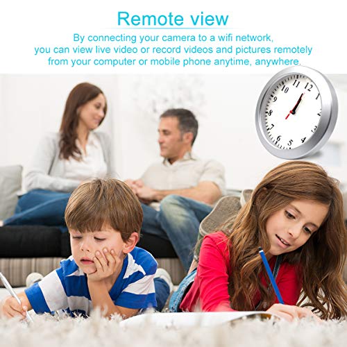 AMCSXH Spy Hidden Wall Clock Camera, HD 1080P WiFi Camera Wall Clock, Security for Home and