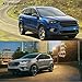 OEDRO Floor Mats Fit for 2013-2019 Ford Escape, 2013-2018 Ford C-Max, TPE All-Weather Floor Mats Includes 1st and 2nd Row Full Set Liners