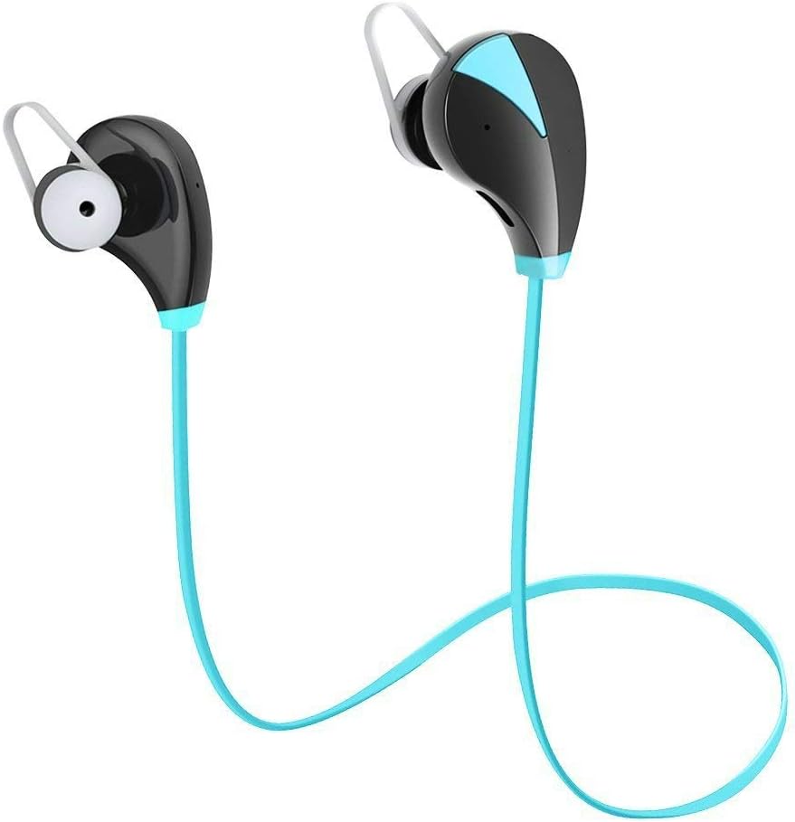 XINKSD Wireless Bluetooth Earbuds S350 in-Ear Sports Headsets Sweatproof Earphones Noise Cancelling Headsets with Mic for Running Jogging Green