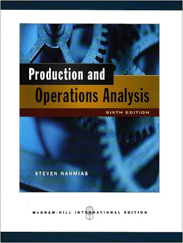 Production And Operations Analysis Nahmias Steven 9780071263702 Amazon Com Books
