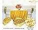 ShinyBeauty 60inx102in Sequin Tablecloth-Rectanglar-Gold-for Wedding/Christmas Party Linen (Gold)
