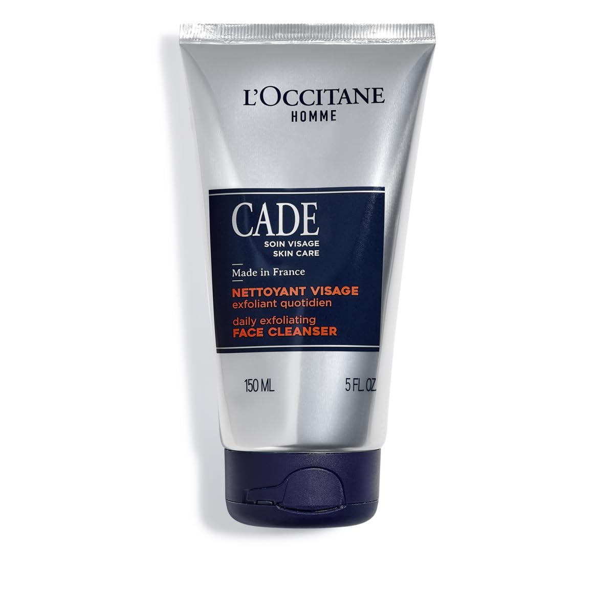 L'OCCITANE Homme Cade Face Cleanser 150ml | Aromatic Woody Scent | Vegan & 96% Readily Biodegradable | Clean & Luxury Men's Beauty Skin Care for All Skin Types