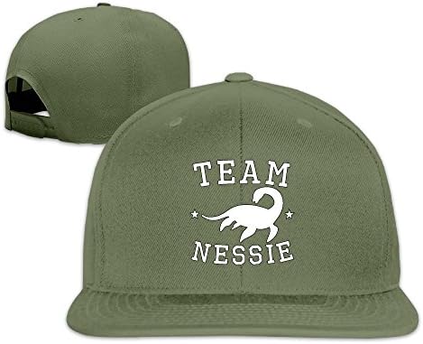 Team Nessie Loch Ness Monster1 Flat Bill Snapback Hats Baseball Caps For Men Women