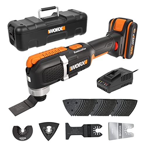 WORX WX696 Akku-Multifunktionswerkzeug 20V, inkl. 20V 2Ah Akku & Ladegerät