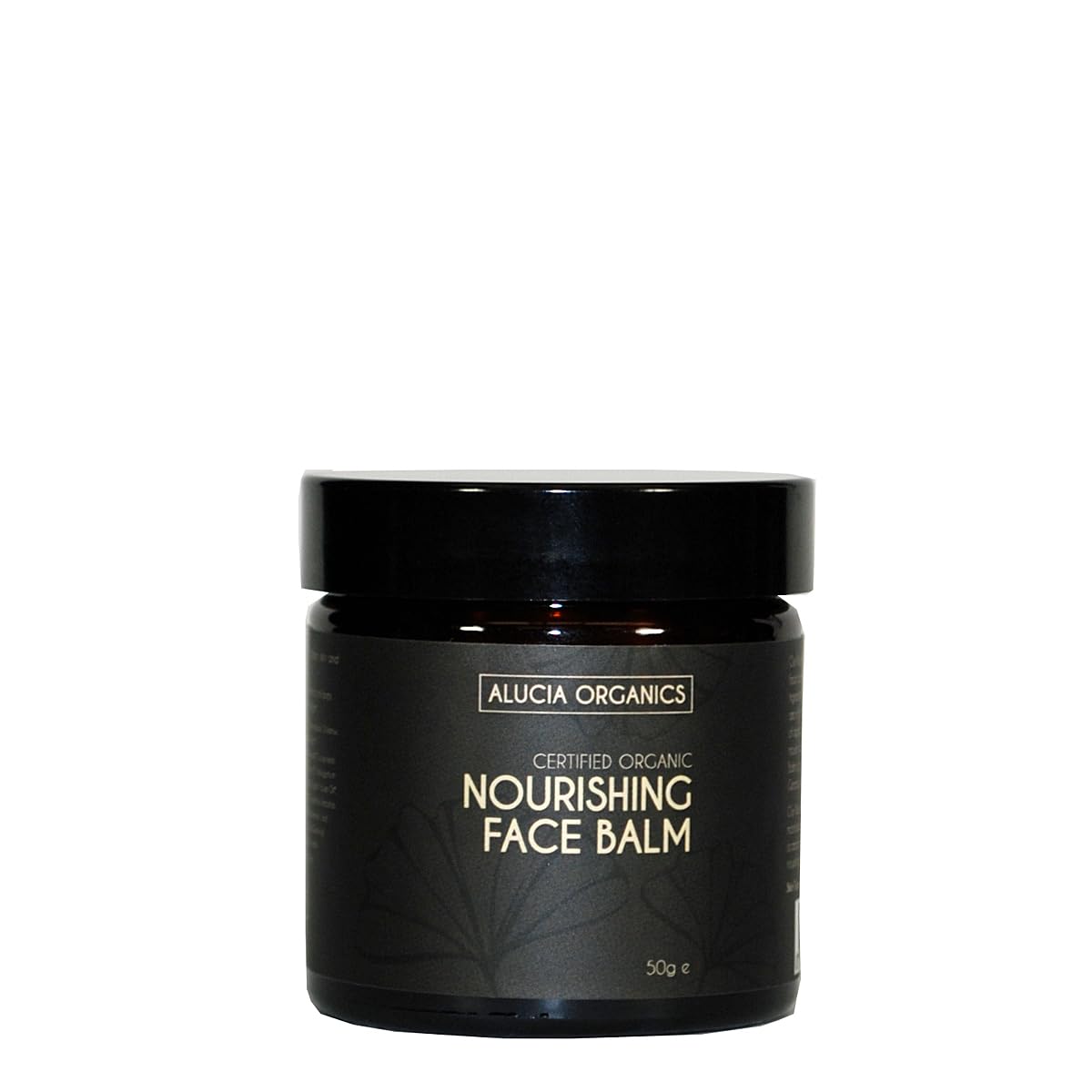 Alucia Organics Certified Organic Nourishing Face Balm 50g - Pure, Natural, Cruelty Free, with Argan and Rosehip Oils, to Moisturise Ageing Skin (50g, Scented)