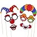 BESTOMZ Photo Booth Props for Birthday, Wedding, Carnival Party Props Favors - 47 Pieces
