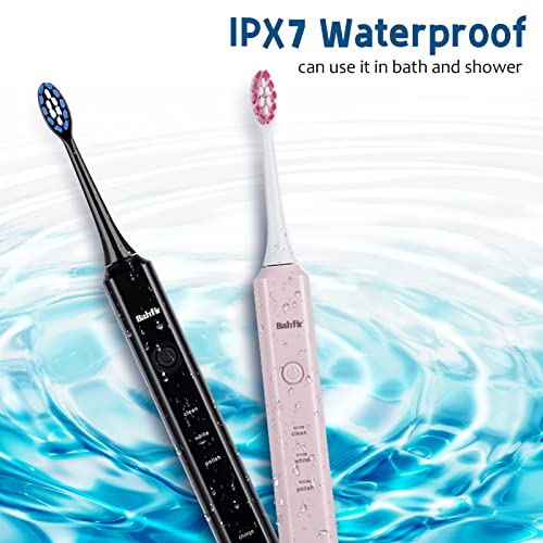 Bahfir Sonic Toothbrush Clean as Dentist Rechargeable Electric