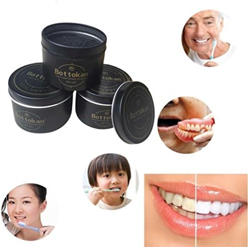 Glorrt Carbon Coco Organic Charcoal Teeth Whitening Powder Natural Tooth Polish (B)