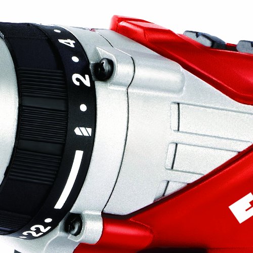 Einhell Akkuschrauber TE-CD 14,4-2 2B Li (2x Lithium Ionen Akkus, 14,4 V, 1,3 Ah, 2 Gang, 38 Nm, LED-Licht… – Bild 5