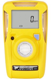 BW Technologies BWC2-M BW Clip Single Gas CO Monitor, 35/200