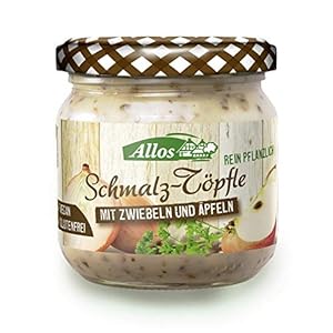 Allos Smalz-pot met uien en appels – Bio – 150 g