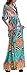 QZUnique Women's Batwing Sleeve Plus Summer Exotic Beach Dress Bohemian Sundress
