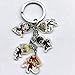 Akira Kurusu Ryuji Sakamoto Anne Takamaki Makoto Niijima Yusuke Kitagawa Cosplay Acrylic Keychain Kering Car Keychains Key Tag(5in1) Face Mask Style Keychains
