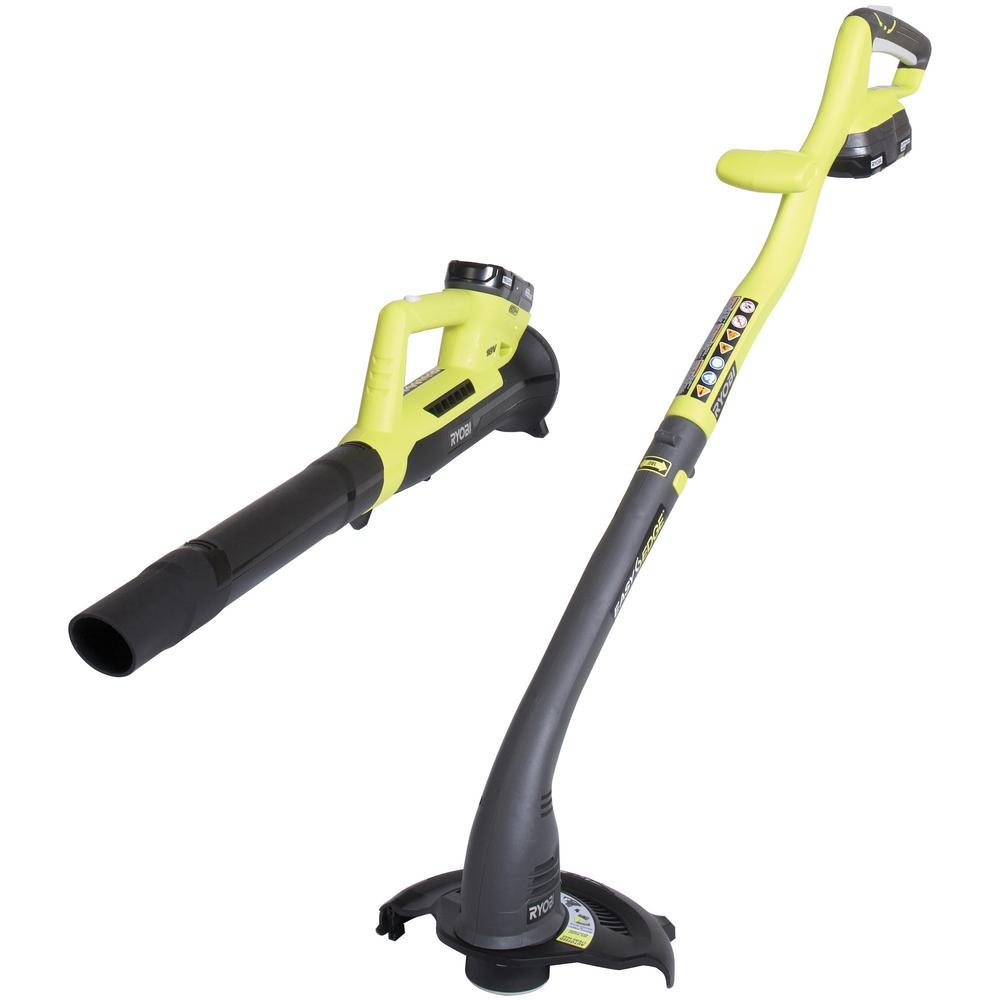 ryobi 18v 2.0 ah cordless line trimmer