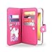 Gear Beast Flip Cover Dual Folio Case fits iPhone 8 Plus / 7 Plus Wallet Case Slim Protective PU Leather Case 7 Slot Card Holder Including ID Holder 2 Inner Pockets Stand Feature Wristlet