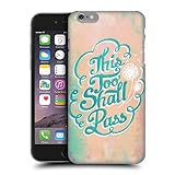 Head Case Designs This Too Shall Pass Inspirational Typography Protective Snap-on Hard Back Case Cover for Apple iPhone 6 Plus 5.5