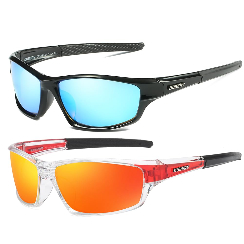 HGDGears Polarized Sport Sunglasses for Men and Women,Sun Glasses for Driving Fishing Cycling Running,UV Protection