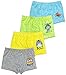 ANTION Andilier Toddler Baby Underwear Little Boy's Boxer Briefs 2-6T Cotton Assorted Cartoon Trunk 4-Pack