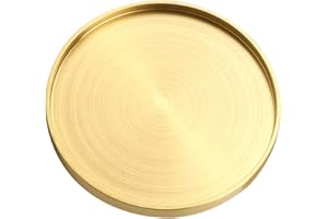 SHOWERORO Vintage Brass Teacup Coaster Elegant Tea Cup Holder Storage Tray for Office Home and Tearooms High-Grade Copper Material for Mugs and Wine Glasses