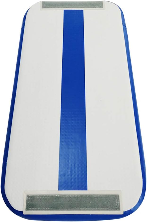 Air Track Gymnastics Tumbling Mat - Inflatable Gymnastics Mat Airtrack Mat For Yoga, Gym, and Home use, Air Block Mat For Tumbling, Cheerleading, and training (dark blue, 3.3ft×1.6ft×8in/1×0.5×0.2m)